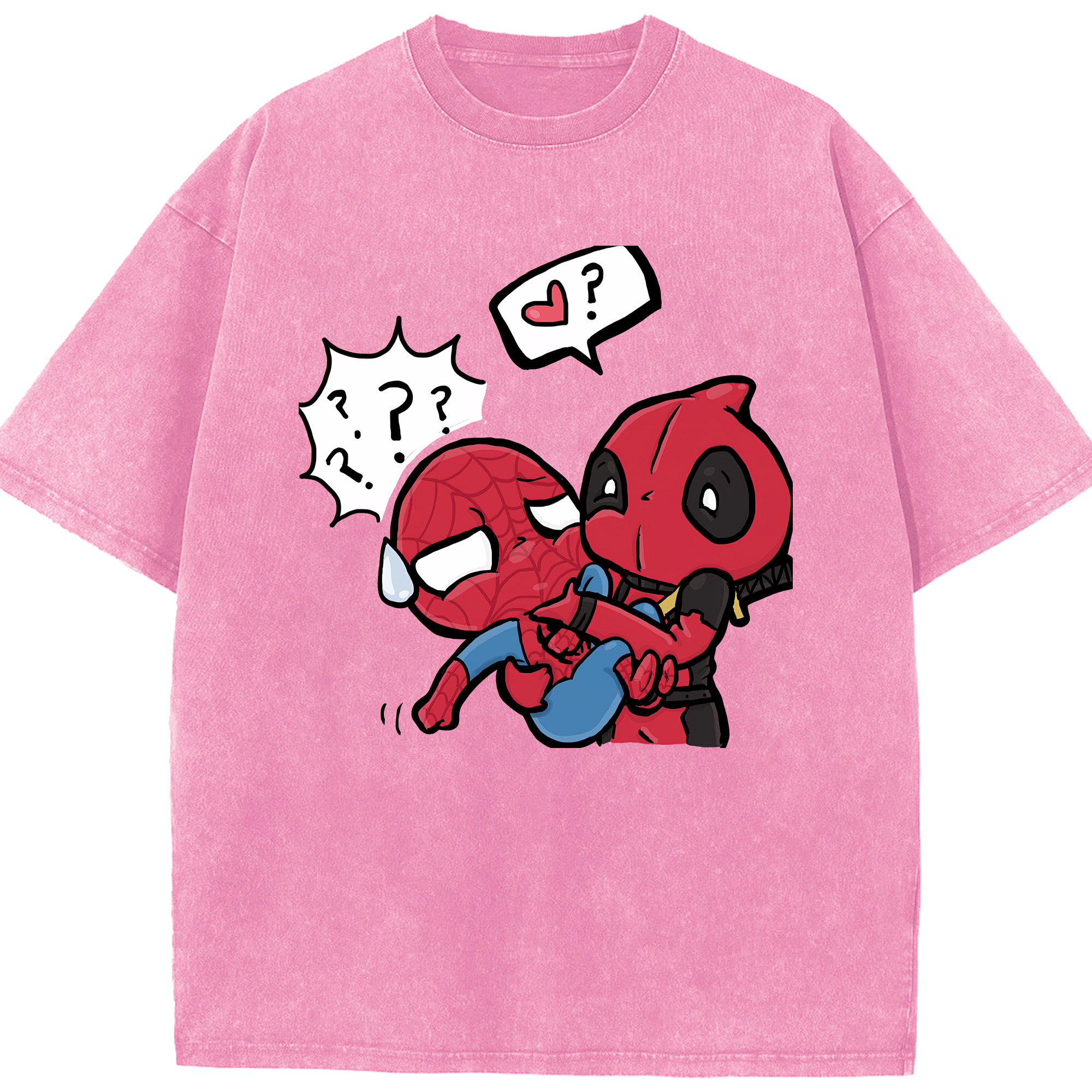 （画像用） Deadpool デッドプール 綿100% ヴィンテージ風 半袖Tシャツ（フロントプリント）
